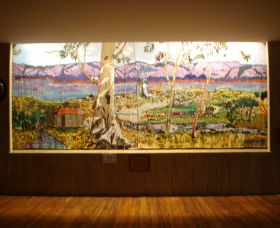 Adaminaby Memorial Hall Stage Curtain - Accommodation Sydney 0