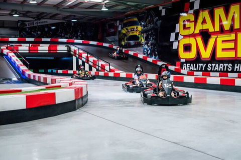 Indoor Go-Kart Racing At Game Over On The Gold Coast - Sydney 4u 3