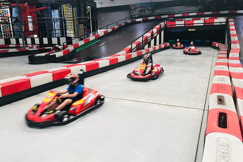 Indoor Go-Kart Racing At Game Over On The Gold Coast - Sydney 4u 4