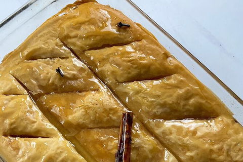 ONLINE CLASS Greek Galaktoboureko Cooking Class Melbourne - Sydney 4u 4
