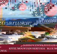 Christmas Day Lunch Hotel Mountain Heritage - Accommodation Sydney
