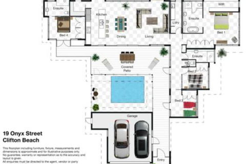 Villa Tiino Clifton Beach - Sydney 4u 6