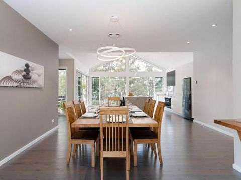 Iluka 46 Soldiers Point Rd Stunning Air Conditioned House With WIFI & Water Views - Sydney 4u 4