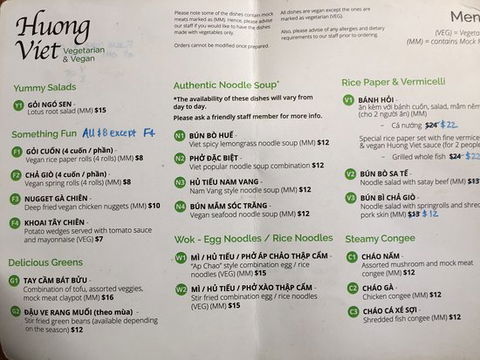 Huong Viet Vegetarian & Vegan - Sydney 4u 0