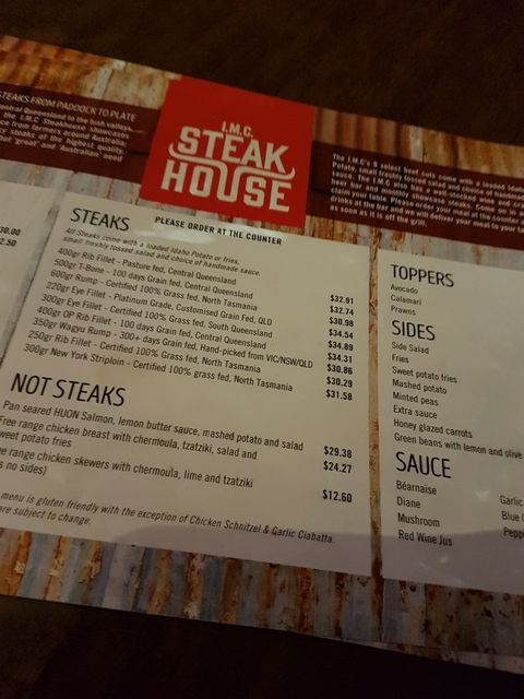 IMC Steak House - Sydney 4u 1