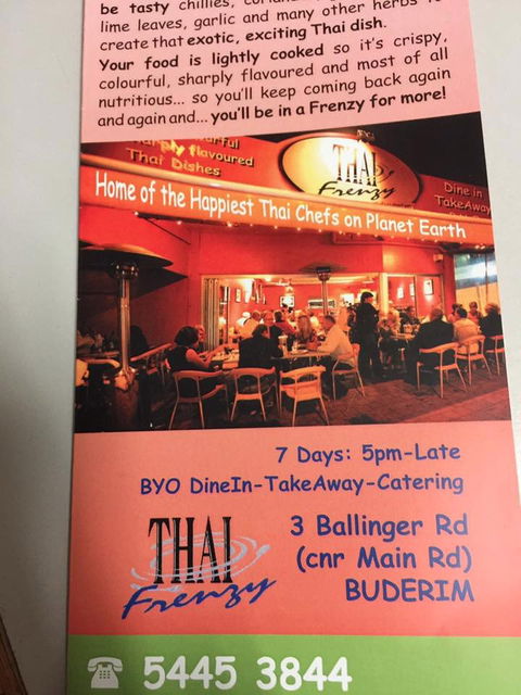Thai Frenzy Cafe - Accommodation Sydney 1