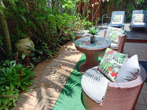 Palm Garden Villa-Apt With Tropical Courtyard At Cronulla Beach - Accommodation Sydney 2