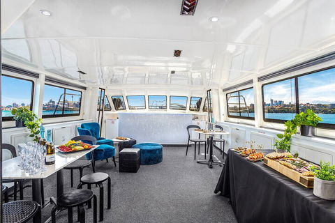 Vivid 90-Minute Sydney Harbour Intimate Catamaran Cruise With Canapes - Sydney 4u 5